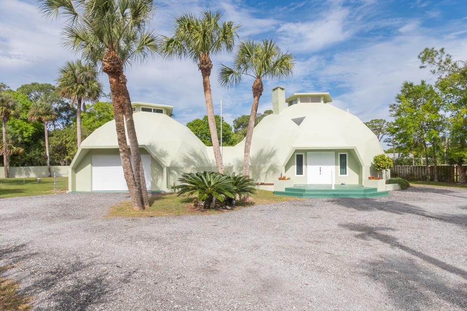 This dome home at 3500 Harlock Road in Melbourne is on the market for $500,000.
