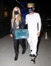 <p>Avril Lavigne and Mod Sun have a date night at BOA Steakhouse on Tuesday in L.A.</p>