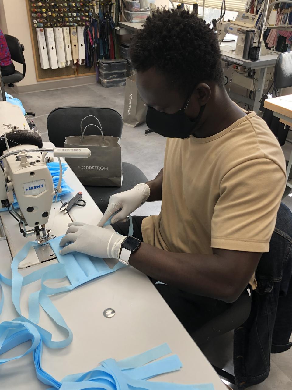 Nordstrom’s tailors and partners helped make almost million medical masks during the pandemic. - Credit: courtesy