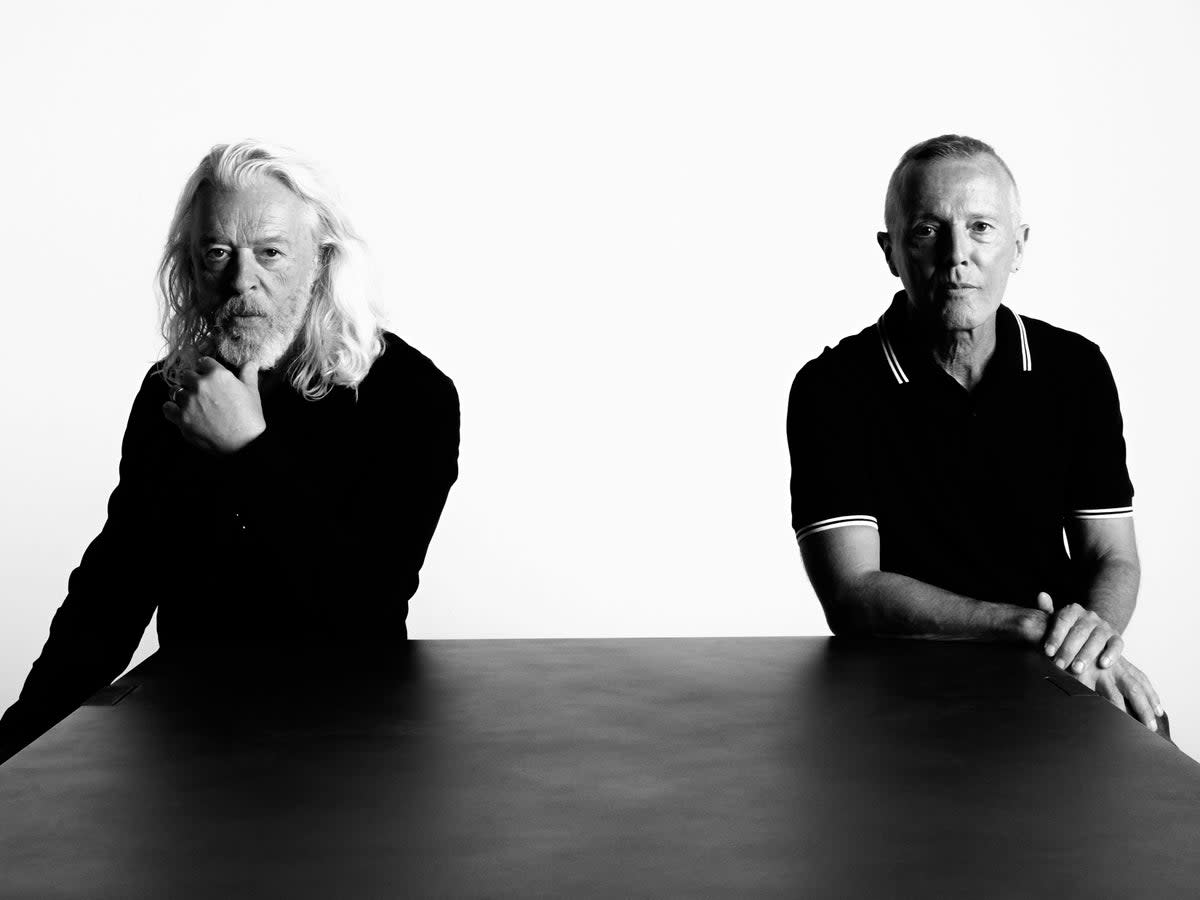 Music as therapy: on the couch with Roland Orzabal (left) and Curt Smith (Frank W Ockenfels III)