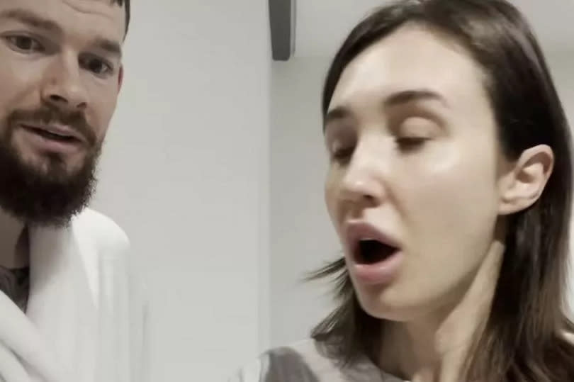 Megan's video captured the moment she found out she was pregnant
