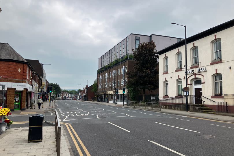 London Road in Hazel Grove.