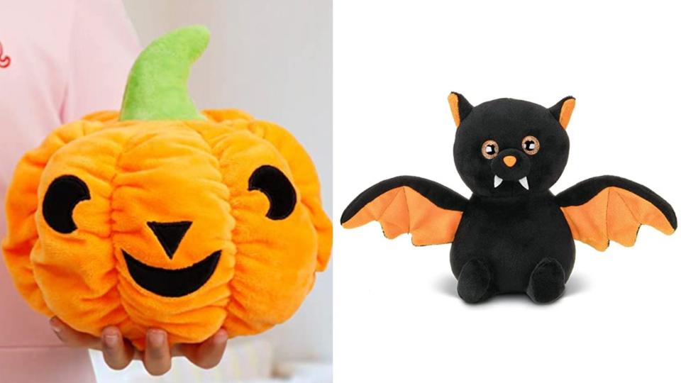 A sweet stuffie is just right for a nightmare-free Halloween night.