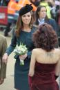 Catherine, Duchess of Cambridge, aka Kate Middleton greets members of the public during a visit to Leicester for the Queen's Diamond Jubilee Leicester, England - 08.03.12 Mandatory Credit: WENN.com