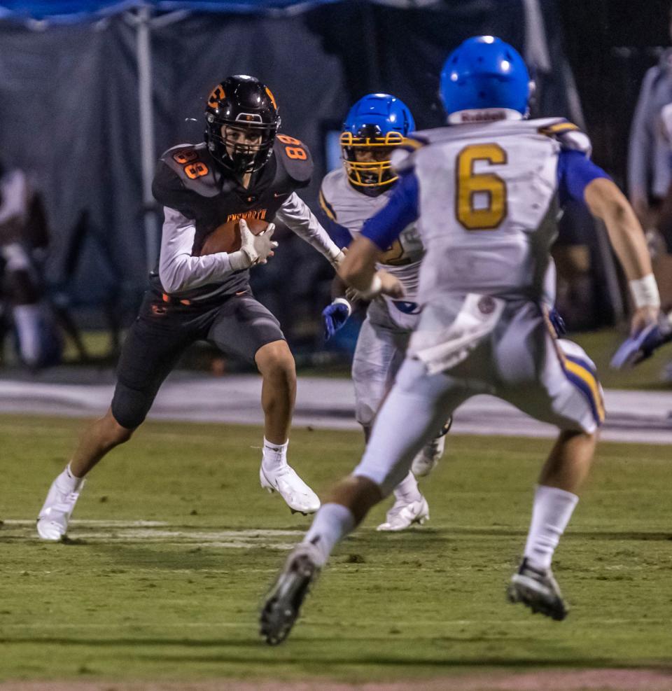 Ensworth's Mason Curtis intercepts a pass during their game against Westview at Ensworth Friday, October 9, 2020.