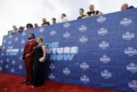 <p>Tennessee’s Derek Barnett arrives for the first round of the 2017 NFL football draft, Thursday, April 27, 2017, in Philadelphia. (AP Photo/Julio Cortez) </p>