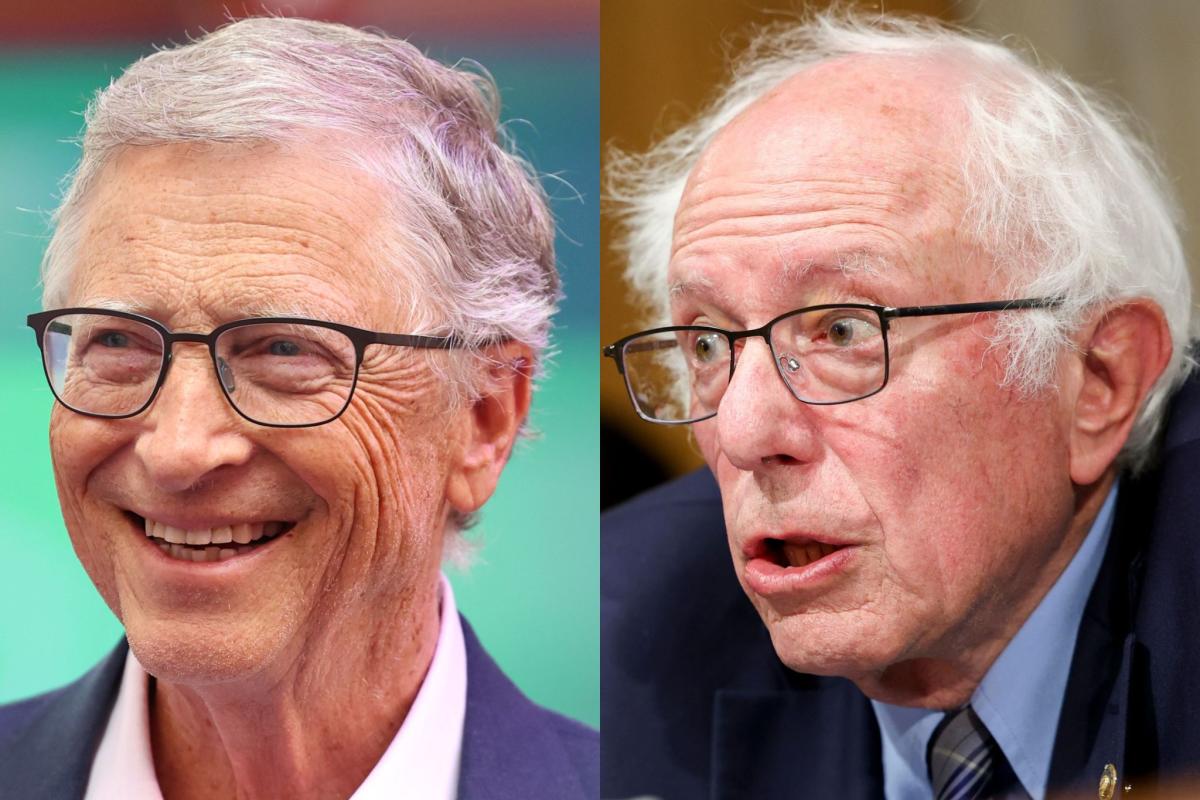 Bill Gates and Bernie Sanders met to discuss taxing the super-rich