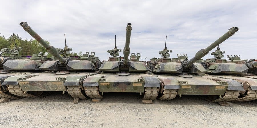 American Abrams tanks
