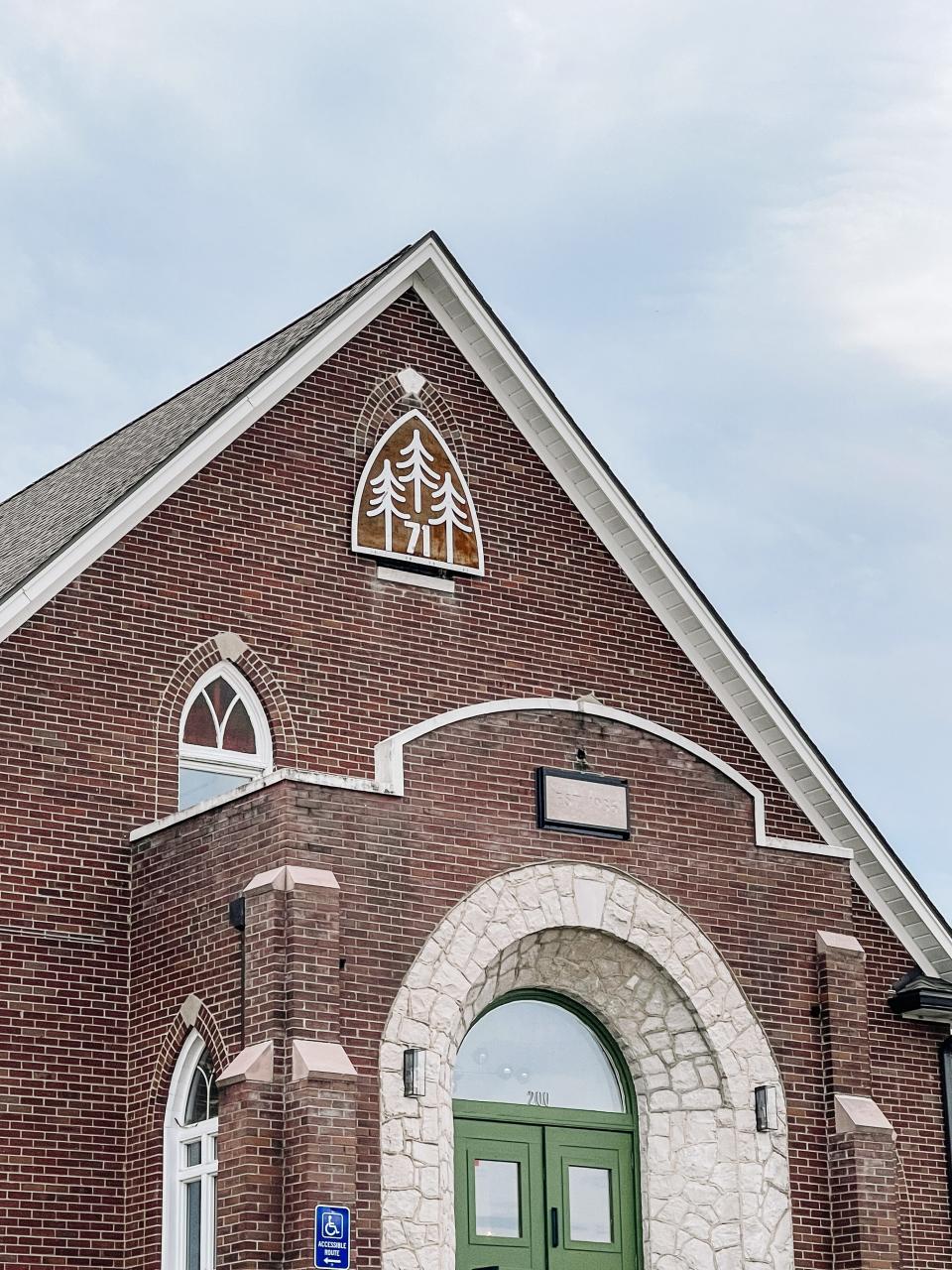 The former Sevier Heights Baptist Church chapel at 3726 Sevier Heights Road has been renovated and is the new home for 71 South in South Knoxville, April 6, 2023.