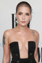 <p>When the singer first got a buzzcut in December 2015, she made plenty of waves. She said at the time that “<a rel="nofollow noopener" href="http://www.mtv.com/news/2880847/halsey-shaved-blue-hair/" target="_blank" data-ylk="slk:shaving my head was important to me;elm:context_link;itc:0;sec:content-canvas" class="link ">shaving my head was important to me</a> because I needed to be able to prove that I could still love myself if I did it.” She clearly still loves herself, because she was rocking the look at the 65th Annual BMI Pop Awards at the Beverly Wilshire Four Seasons Hotel on May 9. (Photo: Leon Bennett/WireImage) </p>