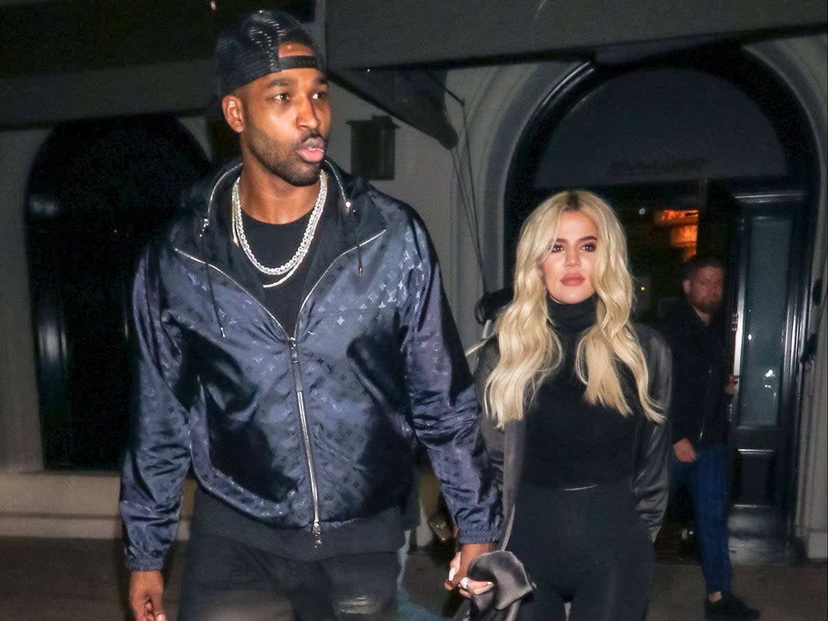 Khloe Kardashian and Tristan Thompson (Shutterstock)