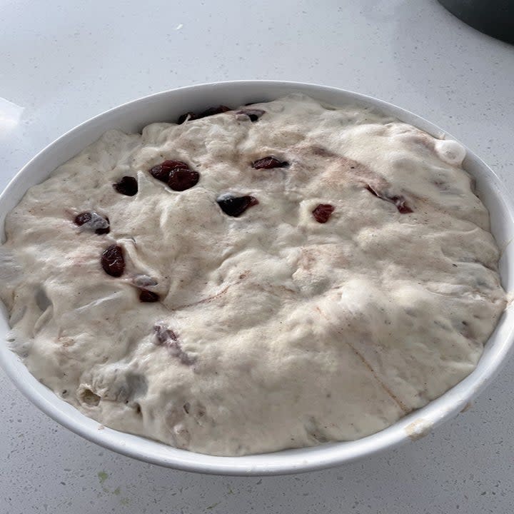 sourdough dough in a bowl