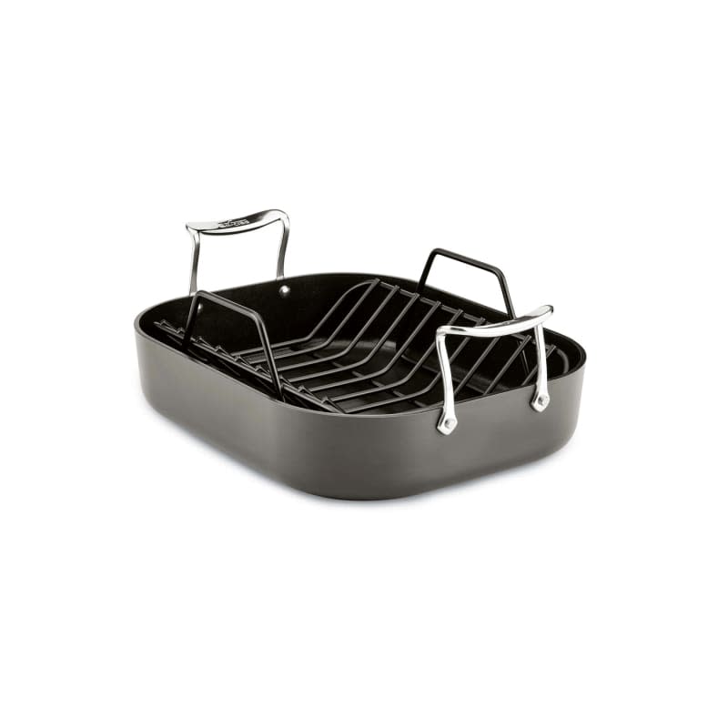 Essentials Nonstick Cookware, Small Roaster with Rack, 11 x 14 inch