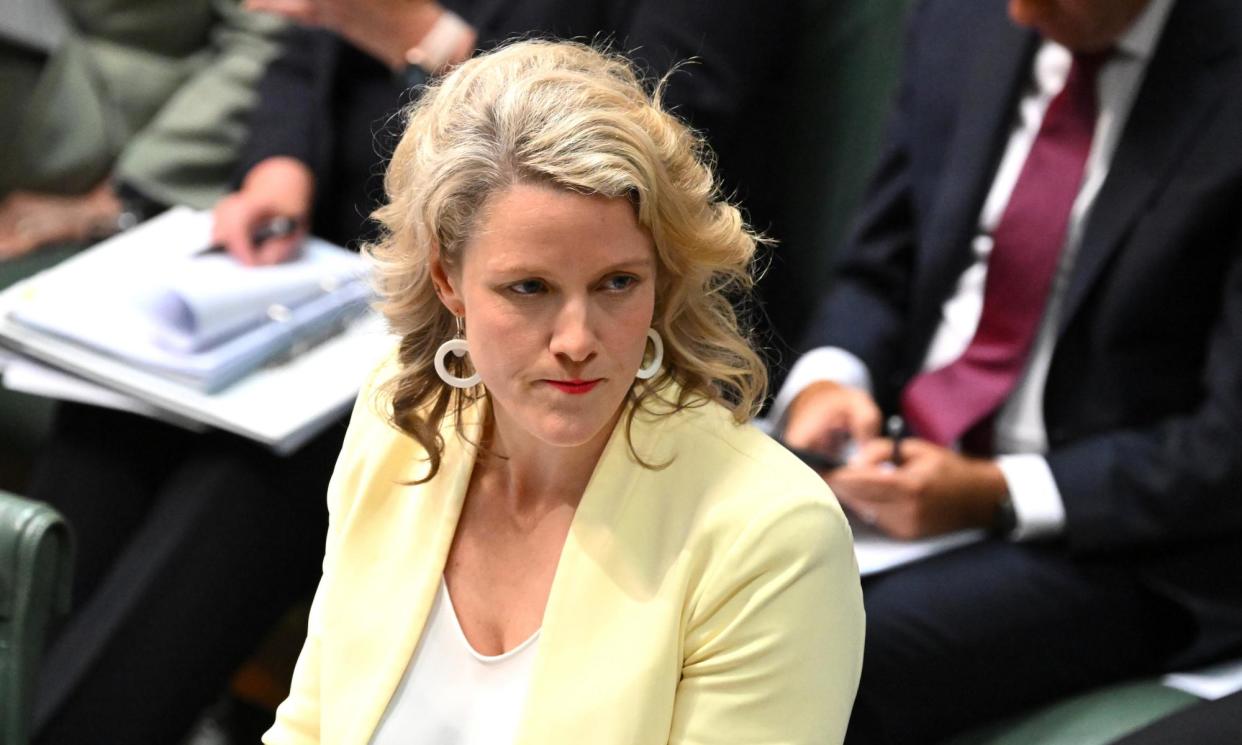 <span>Home affairs minister Clare O’Neil is in charge of the immigration detention program.</span><span>Photograph: Lukas Coch/AAP</span>