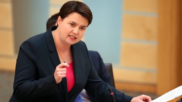 Scottish Tory leader Ruth Davidson called for 