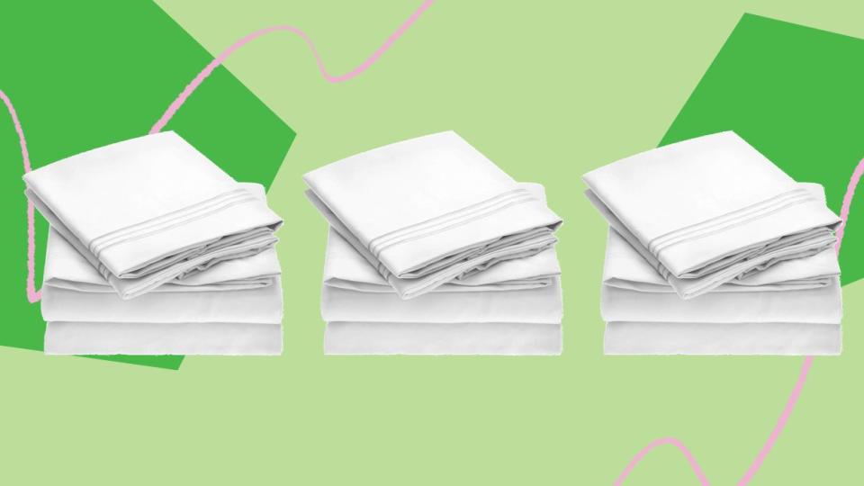 These Amazon sheets have 80,000+ reviews. (Photo: HuffPost)