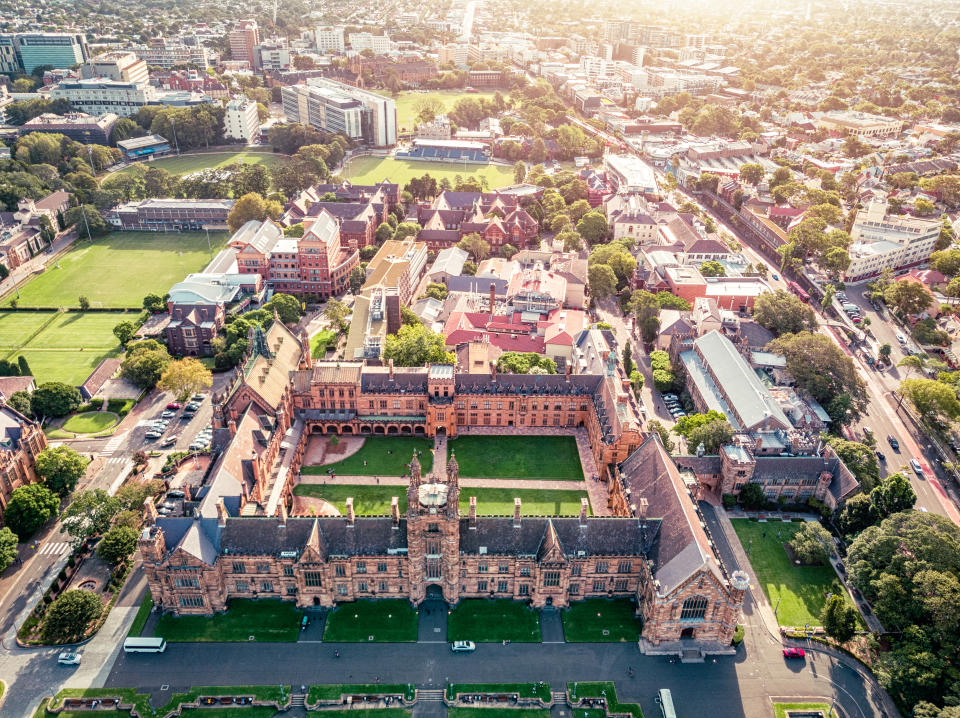 Chinese tourists are visiting the University of Sydney in the belief the Harry Potter movies were shot there. Source: Getty Images (file pic)