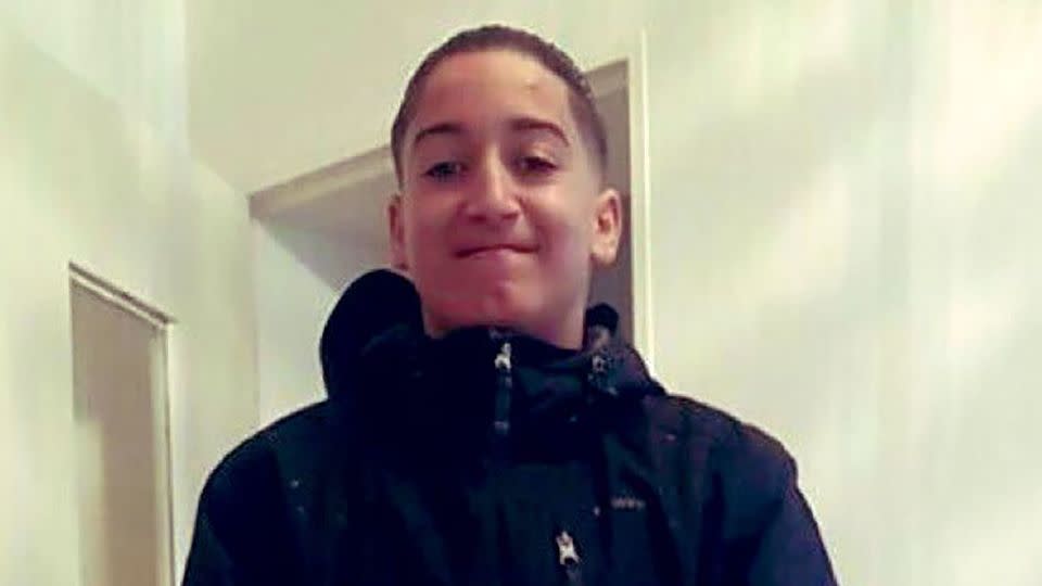 The 17-year-old boy shot in France has been identified by lawyers representing his family as "Naël M." - Family Handout via Twitter