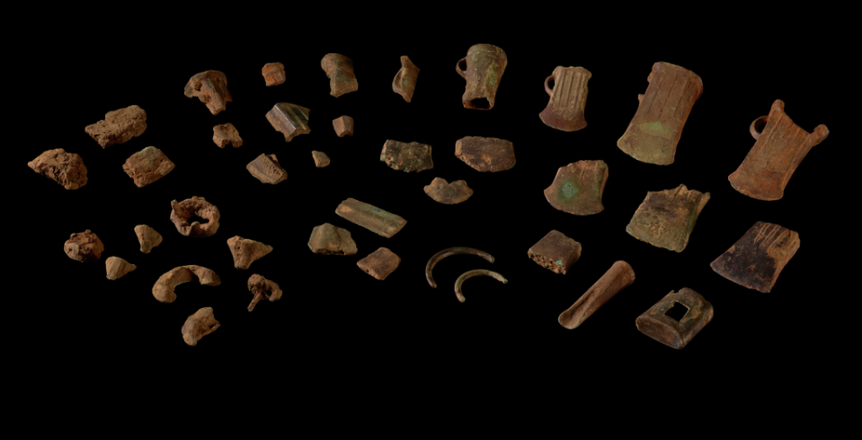 Late Bronze Age hoard. / Credit: Amgueddfa Cymru Museum