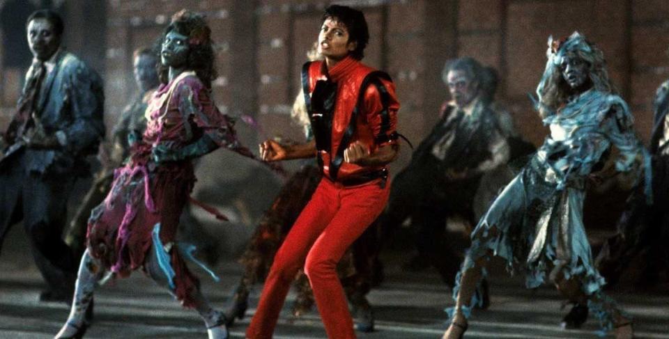 1983: Michael Jackson releases the Thriller music video.