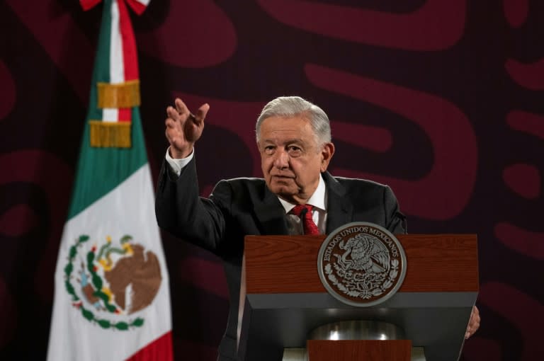 Mexico's outgoing President Andres Manuel Lopez Obrador wants judges to be elected by popular vote (Yuri CORTEZ)