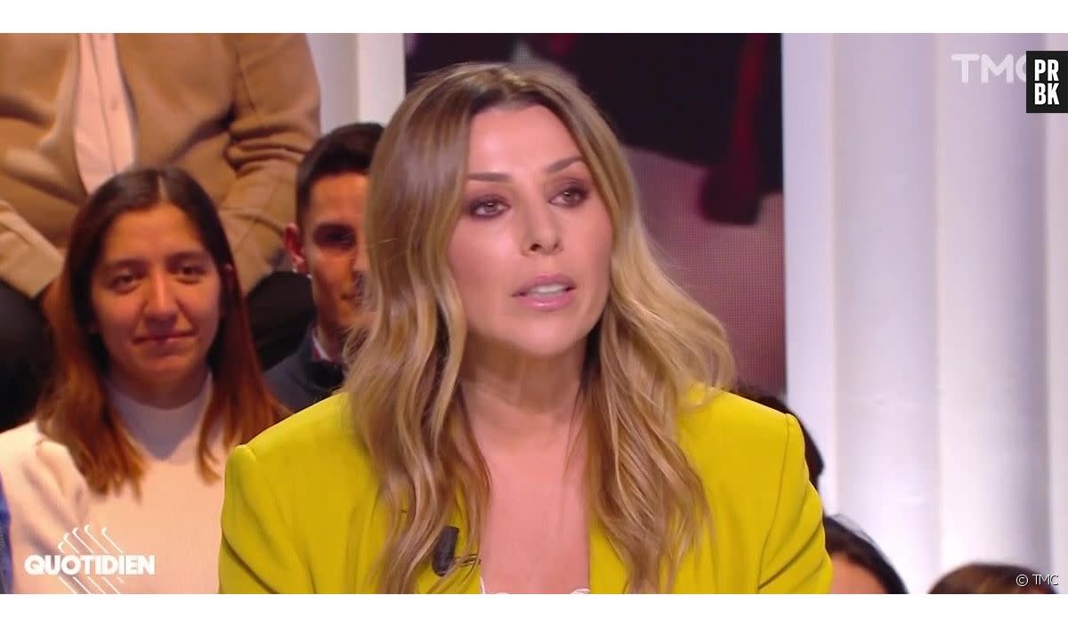 Elodie Villemus, wedding planner de 4 mariages pour 1 lune de miel, sur le plateau de Quotidien le mardi 17 janvier 2023 sur TMC - TMC