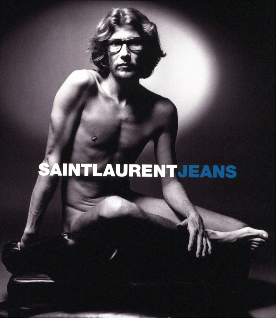 Yves Saint Laurent posed naked to promote his eponymous brand (PA)