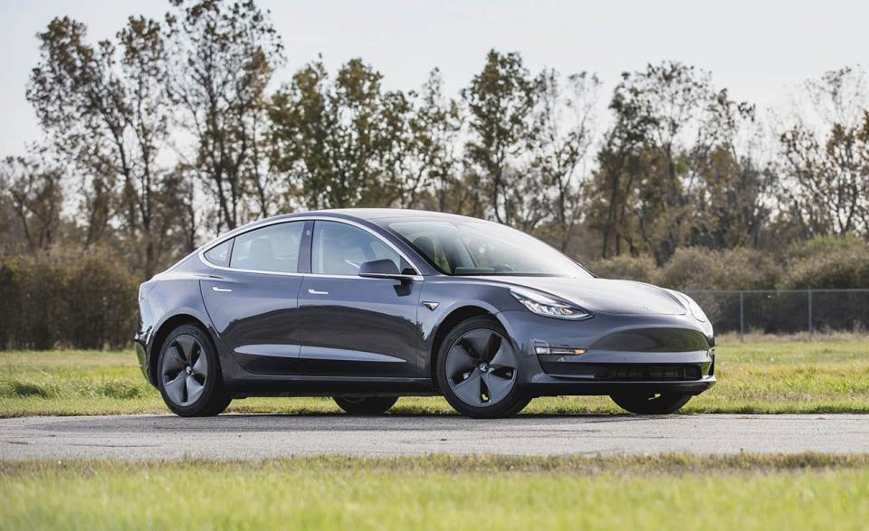 <p>The <a href="https://www.caranddriver.com/tesla/model-3" rel="nofollow noopener" target="_blank" data-ylk="slk:Tesla Model 3;elm:context_link;itc:0;sec:content-canvas" class="link ">Tesla Model 3</a> earned Good ratings in all six IIHS crash tests, including Superior ratings for vehicle-to-vehicle and vehicle-to-pedestrian crash avoidance, and an Advanced rating for vehicle-to-pedestrian avoidance. That said, IIHS found the LATCH anchors a bit of annoyance and gave the Model 3 an Acceptable rating in that category.</p><p><a class="link " href="https://www.caranddriver.com/reviews/a30209598/2019-tesla-model-3-reliability-maintenance/" rel="nofollow noopener" target="_blank" data-ylk="slk:MODEL 3 TESTED;elm:context_link;itc:0;sec:content-canvas">MODEL 3 TESTED</a> | <a class="link " href="https://www.caranddriver.com/tesla/model-3" rel="nofollow noopener" target="_blank" data-ylk="slk:MODEL 3 INFO;elm:context_link;itc:0;sec:content-canvas">MODEL 3 INFO </a> | <a class="link " href="https://www.caranddriver.com/tesla/model-3/specs" rel="nofollow noopener" target="_blank" data-ylk="slk:MODEL 3 SPECS;elm:context_link;itc:0;sec:content-canvas">MODEL 3 SPECS</a></p>