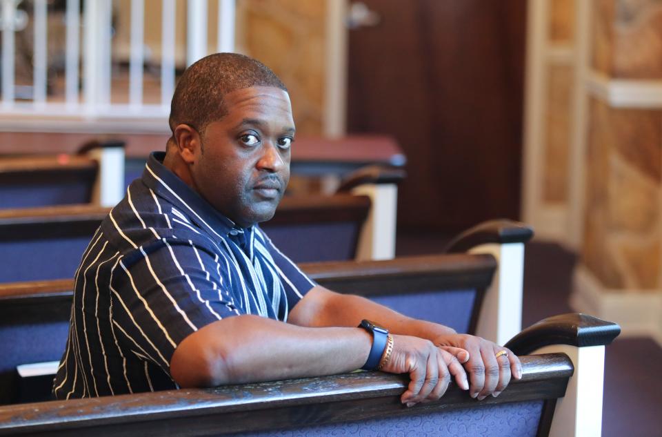 The Rev. Christopher Curry of Ezion Fair Baptist Church in Southbridge
(Photo: William Bretzger / Delaware News Journal)