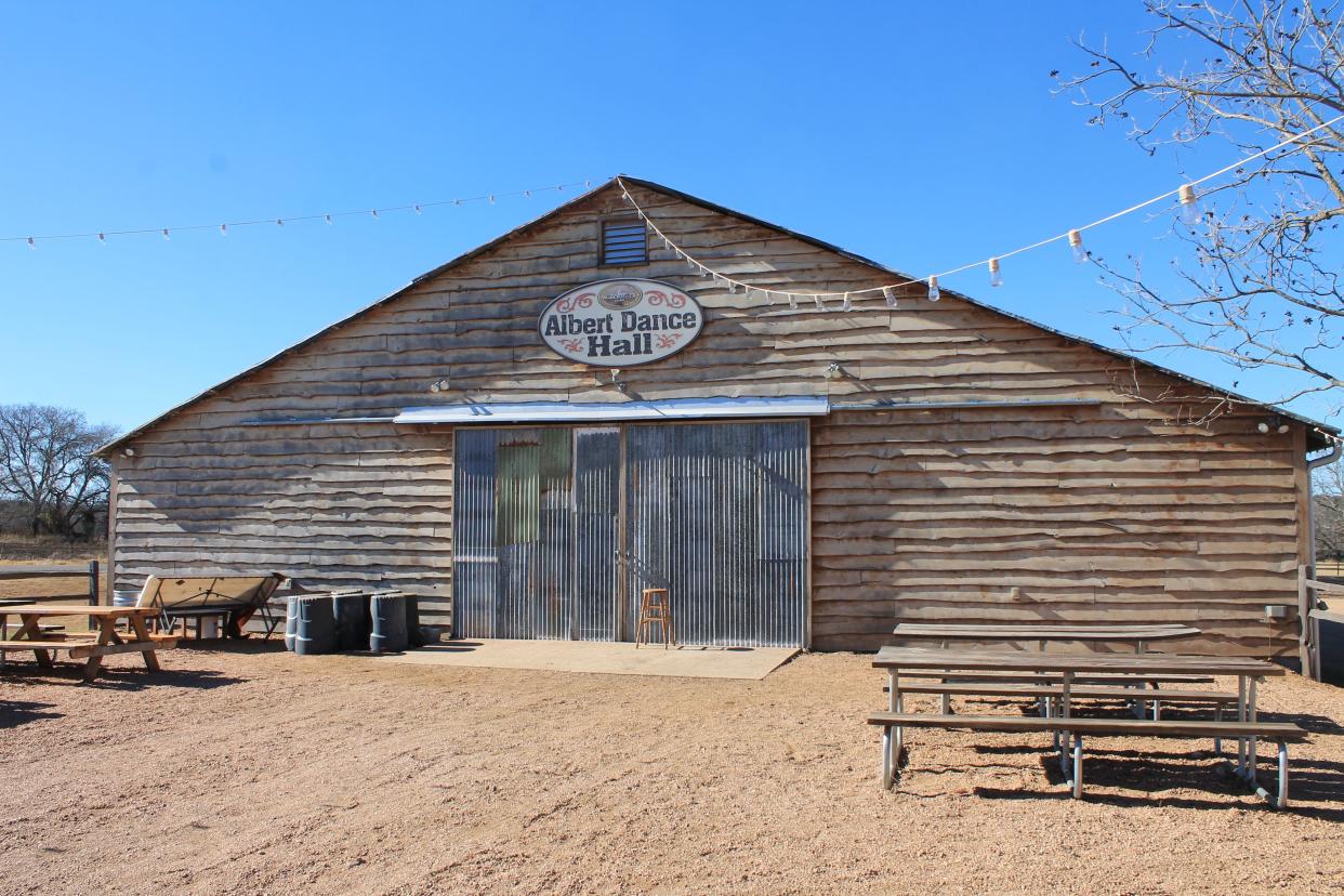 the ghost town of albert, texas