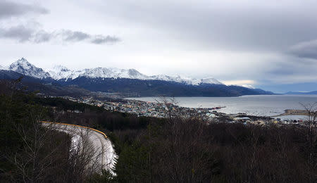 The coast of Ushuaia, Tierra del Fuego, Argentina, is pictured on July 24, 2017. REUTERS/Luc Cohen