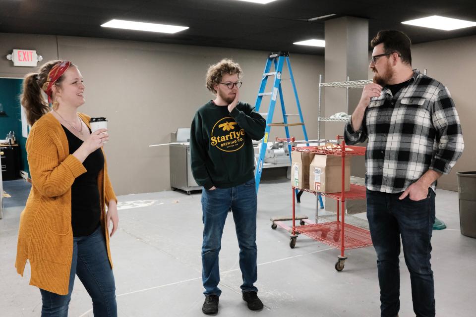 The Starflyer Brewing Co. team plans to reinvent this space inside Deli Ohio into a brightly colored brewery.