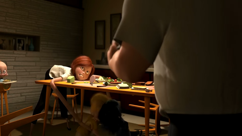 The Fight At The Dinner Table (The Incredibles)