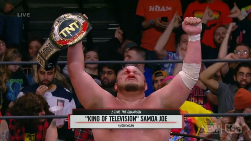 Samoa Joe Wins TNT Title, Wardlow Returns On 2/1 AEW Dynamite