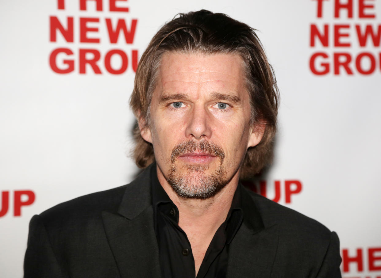 Ethan Hawke reflects on River Phoenix's influence and working with Denzel Washington in a new interview. (Photo: Bruce Glikas/WireImage)