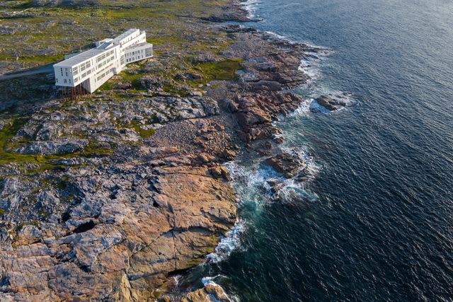 <p>Iwan Baan/Courtesy of Fogo Island</p> Fogo Island Inn, off Newfoundland, is a key project for Shorefast.