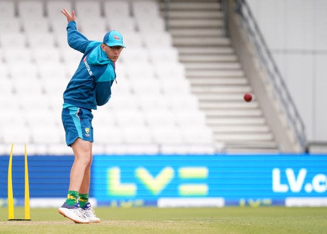 Todd Murphy, pictured, will replace Nathan Lyon at Headingley (Martin Rickett/PA)