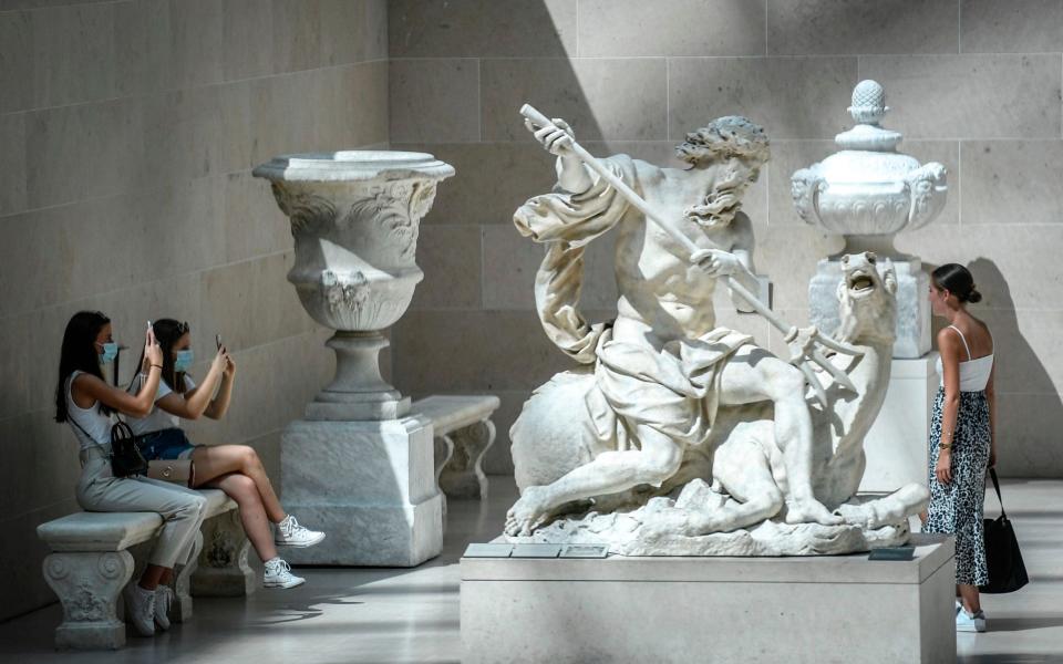 The Louvre in Paris - STEPHANE DE SAKUTIN/AFP