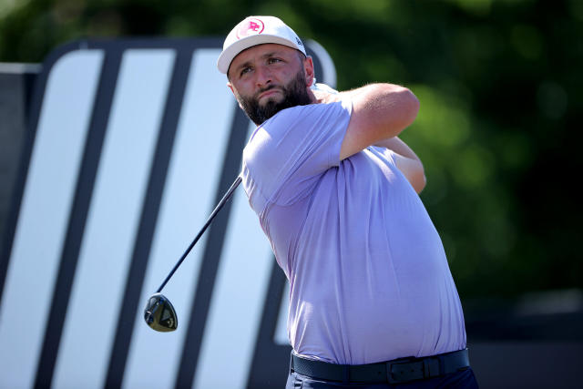 Jon Rahm withdraws from LIV Golf Houston 2024 during the second round - Yahoo Sports