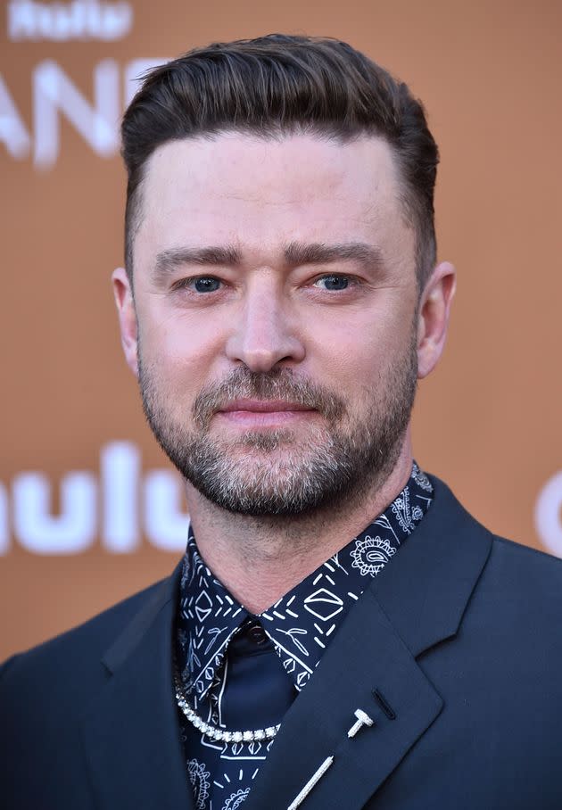 Justin Timberlake attends the Los Angeles premiere of 