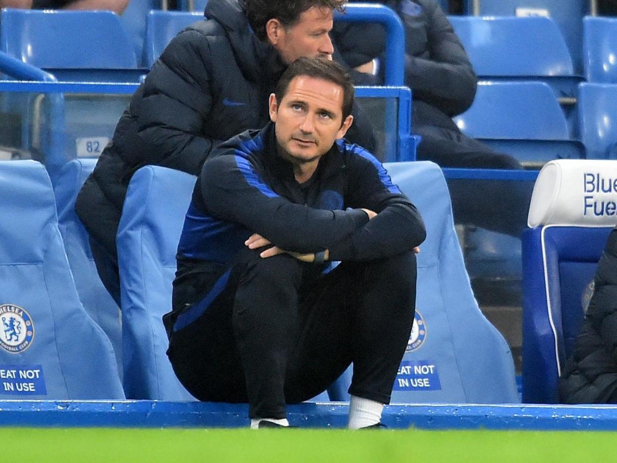 Chelsea manager Frank Lampard: PA