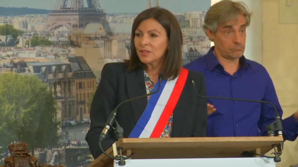 Anne Hidalgo réélue maire de Paris. - BFM Paris