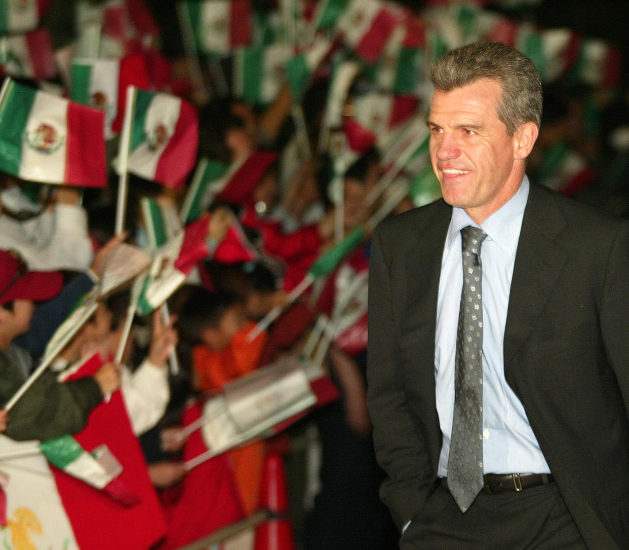 Javier Aguirre en los días previos al arranque del Mundial Corea-Japón 2002. (REUTERS/Andrew Winning)