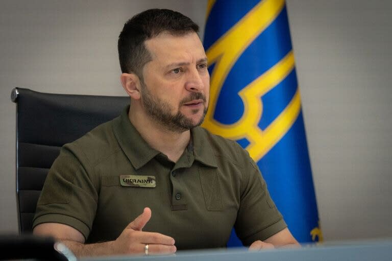 Volodimir Zelensky, presidente de Ucrania