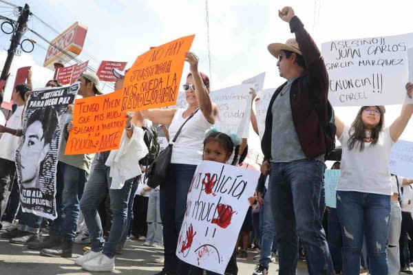 Oaxaca Marcha Estudiante Asesinado