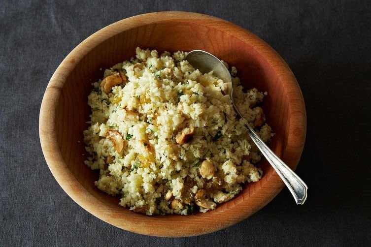 <strong>Get the <a href="http://food52.com/recipes/21165-spice-merchant-cauliflower-couscous" target="_blank">Spice Merchant Cauliflower Couscous Recipe</a> by QueenSashy/Food52</strong>