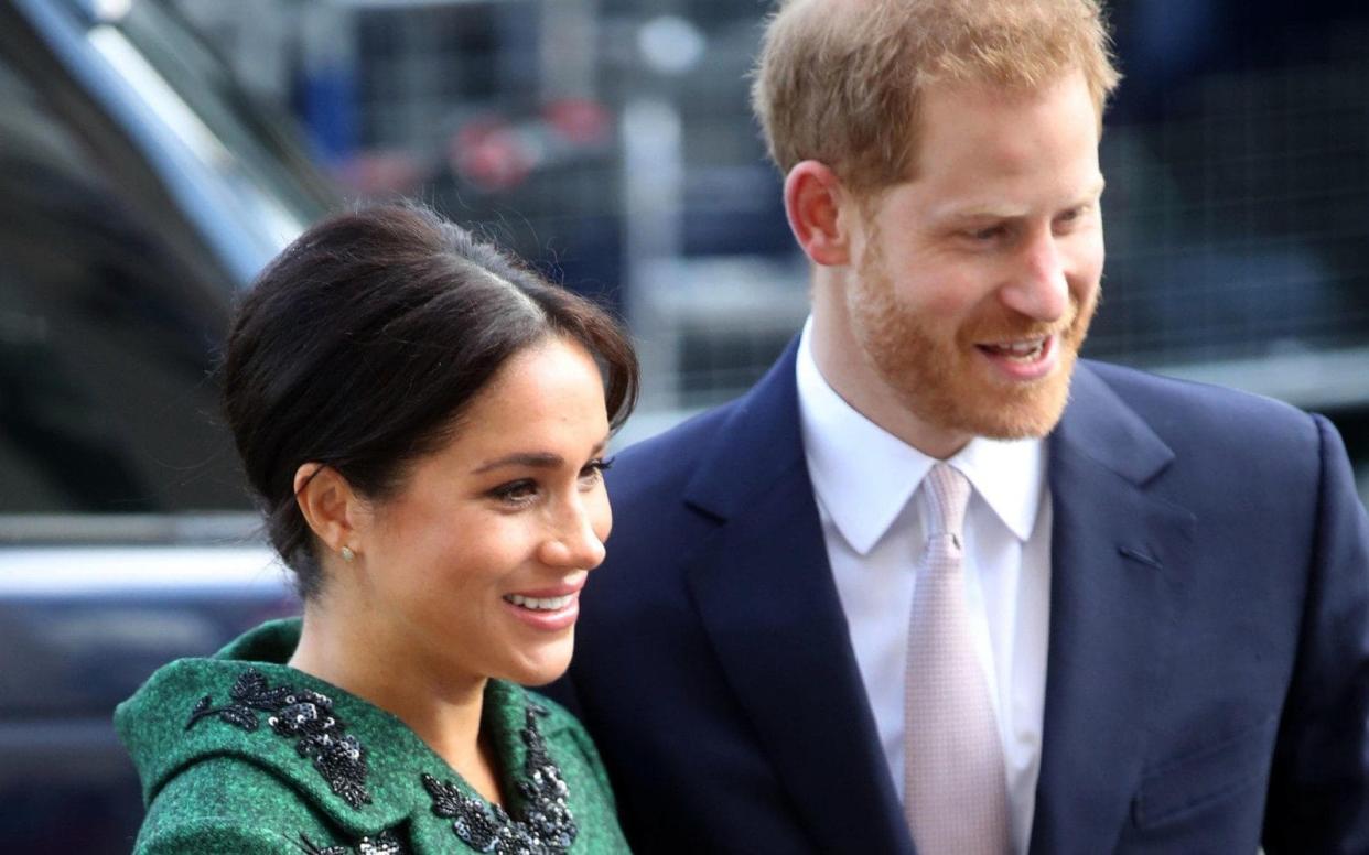 The Duke and Duchess of Sussex are expecting their first child - but what will they name the royal baby? Play our sweepstake - PA