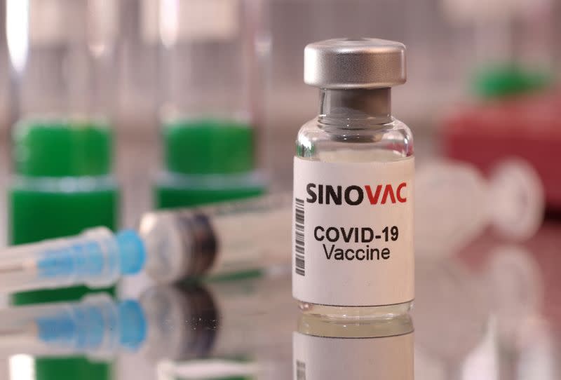 Illustration of COVID-19 vaccine vial