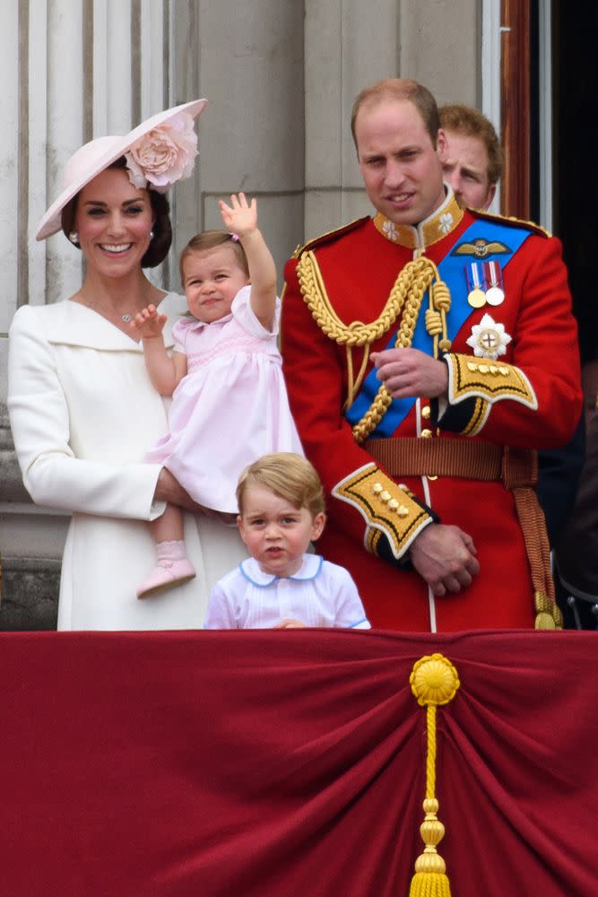 Kate Middleton, Princess Charlotte, Prince George and Prince William