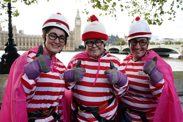 St Thomas’ Hospital abseil